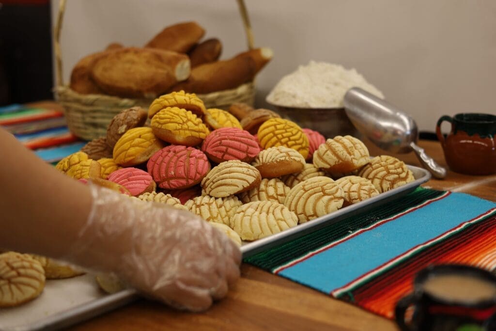 Pan de muerto at Eli's Bakery